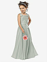 Front View Thumbnail - Willow Green Flower Girl Style FL4033
