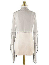 Alt View 1 Thumbnail - Oyster Sheer Crepe Stole