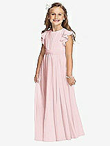 Front View Thumbnail - Ballet Pink Flower Girl Dress FL4038