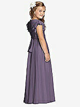 Rear View Thumbnail - Lavender Flower Girl Dress FL4038
