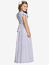 Rear View Thumbnail - Silver Dove Flower Girl Dress FL4038