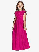 Front View Thumbnail - Think Pink Flower Girl Dress FL4038