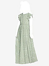 Front View Thumbnail - Vintage Primrose Sage Flower Girl Dress FL4038