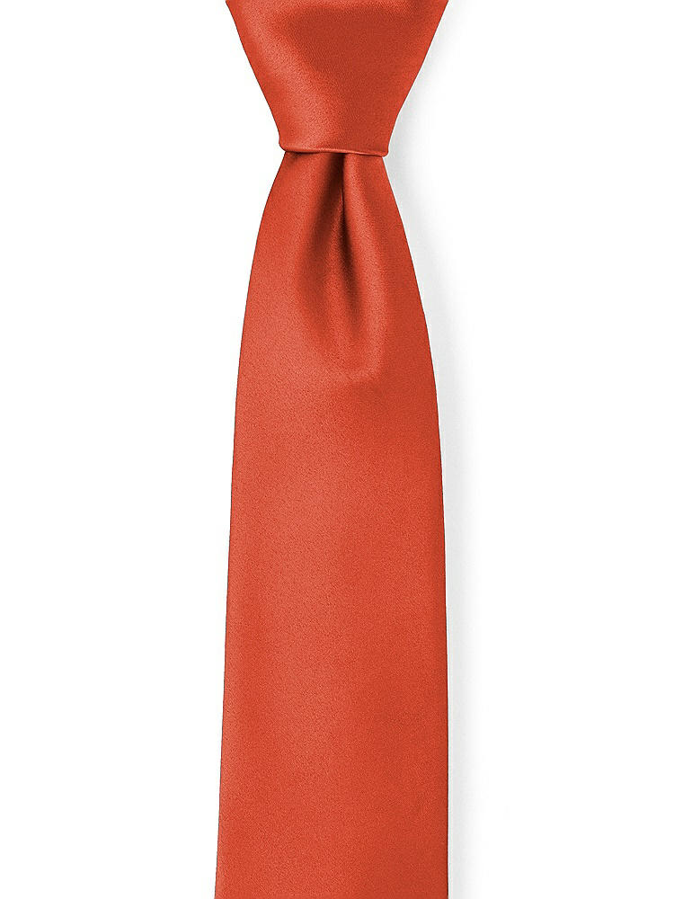 Front View - Spice Matte Satin Neckties by After Six