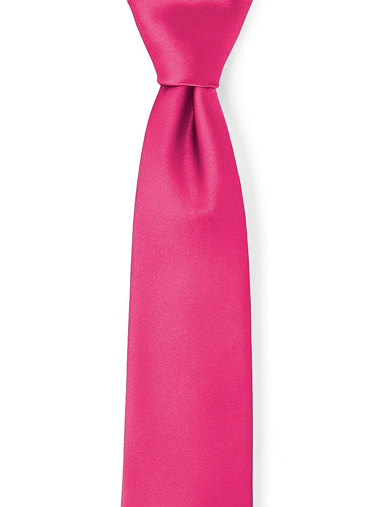 Front View - Azalea Matte Satin Neckties by After Six