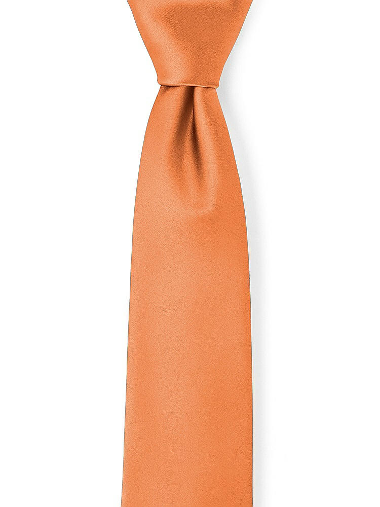 Front View - Clementine Matte Satin Neckties by After Six
