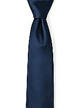 Front View Thumbnail - Midnight Navy Matte Satin Neckties by After Six