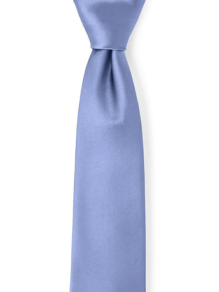 Front View - Periwinkle - PANTONE Serenity Matte Satin Neckties by After Six