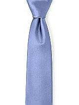 Front View Thumbnail - Periwinkle - PANTONE Serenity Matte Satin Neckties by After Six