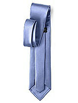 Rear View Thumbnail - Periwinkle - PANTONE Serenity Matte Satin Neckties by After Six
