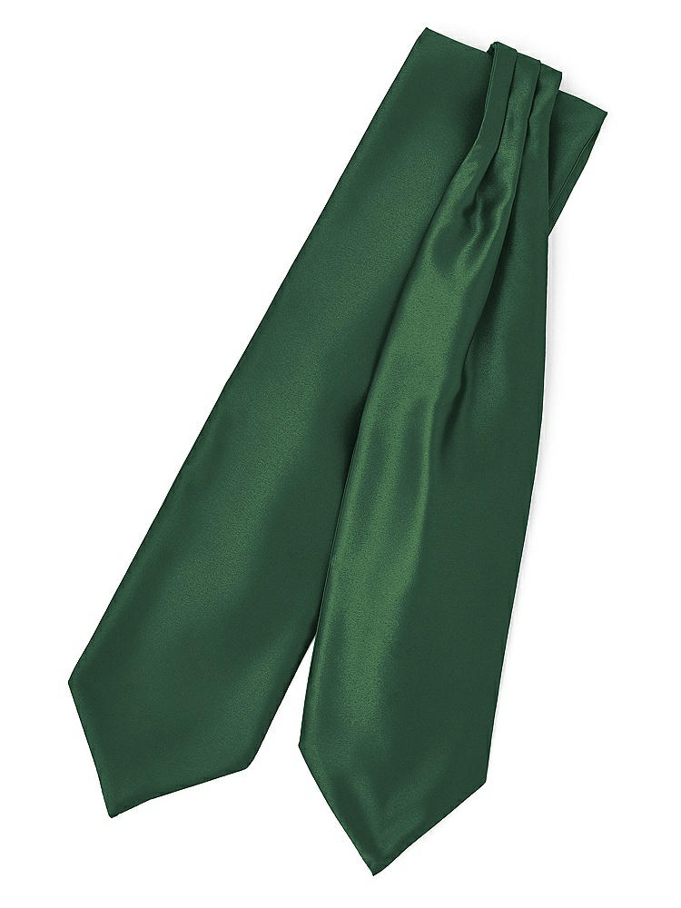 Front View - Hampton Green Matte Satin Cravats by After Six