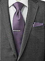 Rear View Thumbnail - Lavender Matte Satin Pocket Squares by After Six