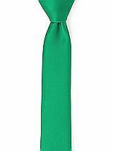 Front View Thumbnail - Pantone Emerald Matte Satin Narrow Ties by After Six