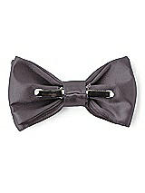 Rear View Thumbnail - Stormy Matte Satin Boy's Clip Bow Tie by After Six