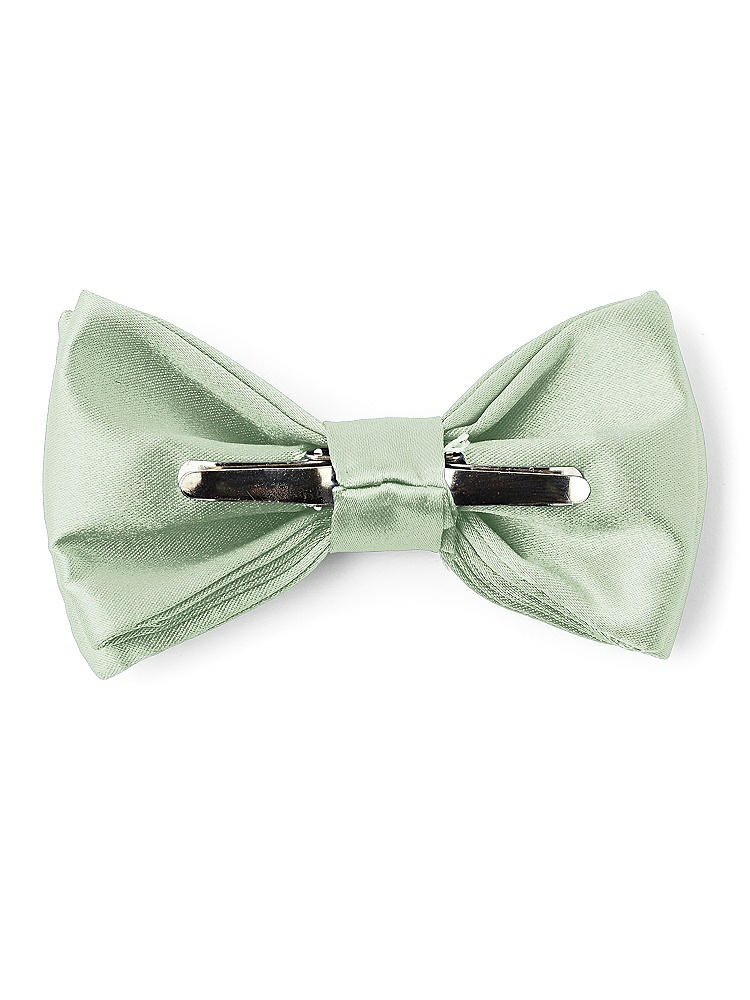 Back View - Celadon Matte Satin Boy's Clip Bow Tie by After Six