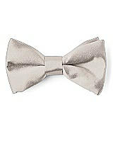 Front View Thumbnail - Taupe Matte Satin Boy's Clip Bow Tie by After Six