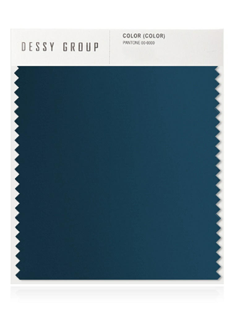 Front View - Atlantic Blue Crepe Swatch