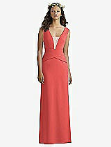 Front View Thumbnail - Perfect Coral & Cameo Social Bridesmaids Style 8166