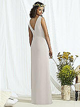 Rear View Thumbnail - Oyster & Cameo Social Bridesmaids Style 8166