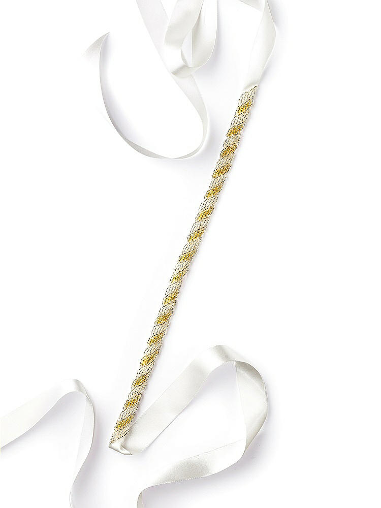 Front View - Gold/silver Grace Sash