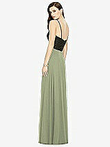 Rear View Thumbnail - Sage Chiffon Maxi Skirt