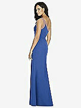 Rear View Thumbnail - Classic Blue & Sienna Social Bridesmaids Dress 8178