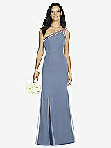 Front View Thumbnail - Larkspur Blue & Sienna Social Bridesmaids Dress 8178