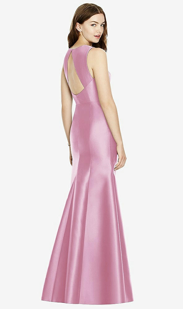 Front View - Powder Pink Bella Bridesmaids Dress BB106