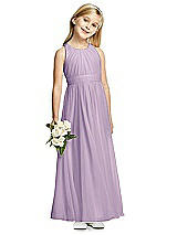 Front View Thumbnail - Pale Purple Flower Girl Dress FL4054