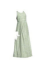 Front View Thumbnail - Vintage Primrose Sage Flower Girl Dress FL4054