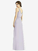 Rear View Thumbnail - Moondance Draped Wrap Chiffon Maxi Dress with Sash