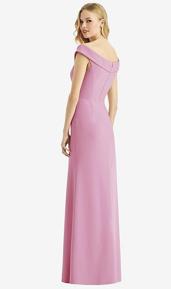 Back View - Powder Pink Bella Bridesmaids Dress BB112