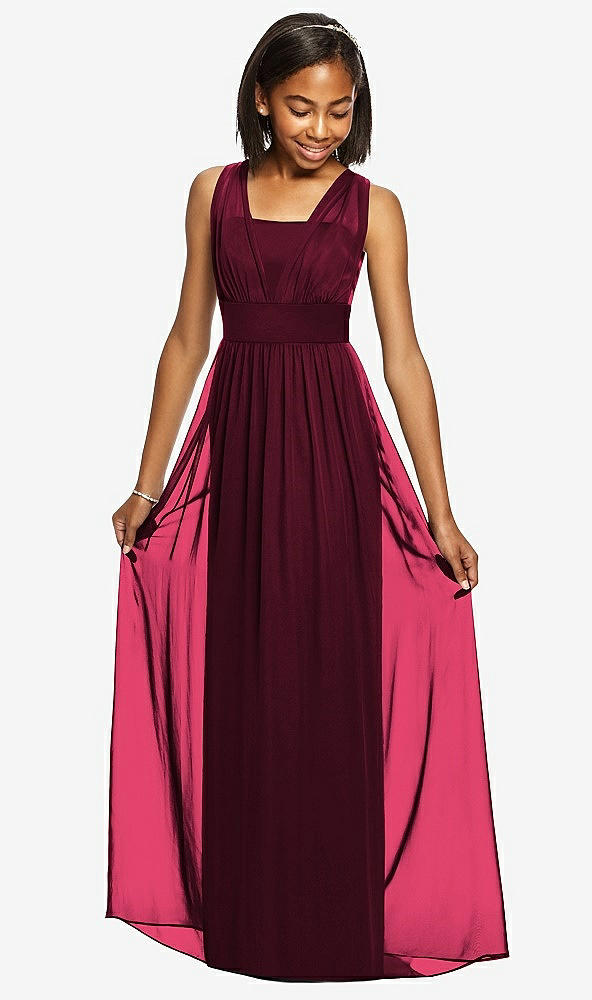 Front View - Cabernet Dessy Collection Junior Bridesmaid Dress JR543