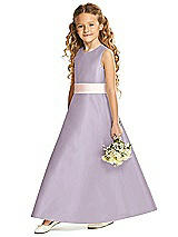 Front View Thumbnail - Lilac Haze & Blush Flower Girl Dress FL4062