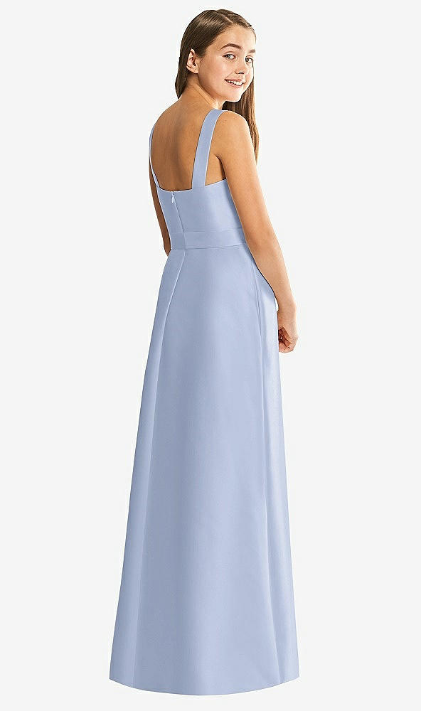 Back View - Sky Blue Alfred Sung Junior Bridesmaid Style JR544