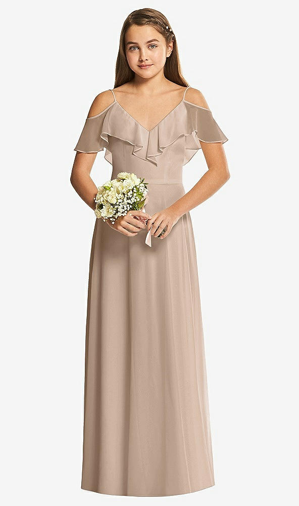 Front View - Topaz Dessy Collection Junior Bridesmaid Dress JR548