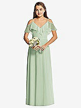 Front View Thumbnail - Celadon Dessy Collection Junior Bridesmaid Dress JR548