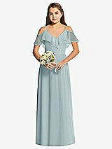 Front View Thumbnail - Morning Sky Dessy Collection Junior Bridesmaid Dress JR548