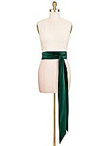 Front View Thumbnail - Hunter Green Satin Twill Wedding Sash