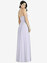 Rear View Thumbnail - Silver Dove Strapless Notch Chiffon Maxi Dress