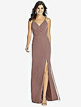 Front View Thumbnail - Sienna Criss Cross Back Mermaid Wrap Dress