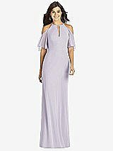 Front View Thumbnail - Moondance Ruffle Cold-Shoulder Mermaid Maxi Dress