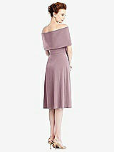 Alt View 4 Thumbnail - Dusty Rose Loop Convertible Midi Dress