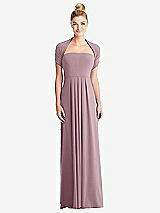 Alt View 1 Thumbnail - Dusty Rose Loop Convertible Maxi Dress