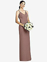 Rear View Thumbnail - Sienna Draped Blouson Back Chiffon Maxi Dress