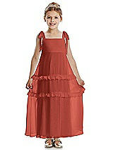 Front View Thumbnail - Amber Sunset Flower Girl Dress FL4071