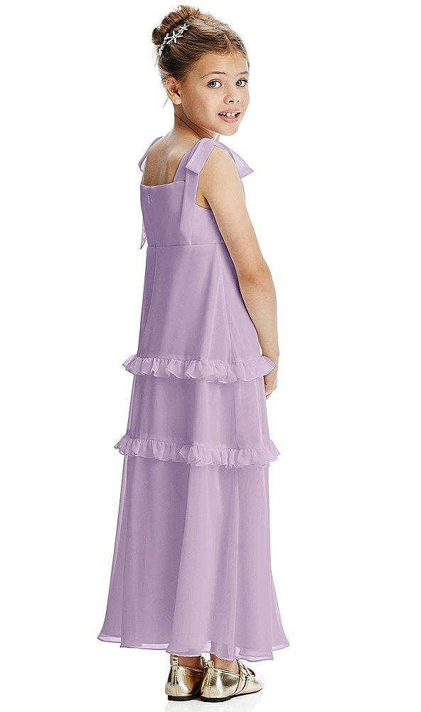 Back View - Pale Purple Flower Girl Dress FL4071