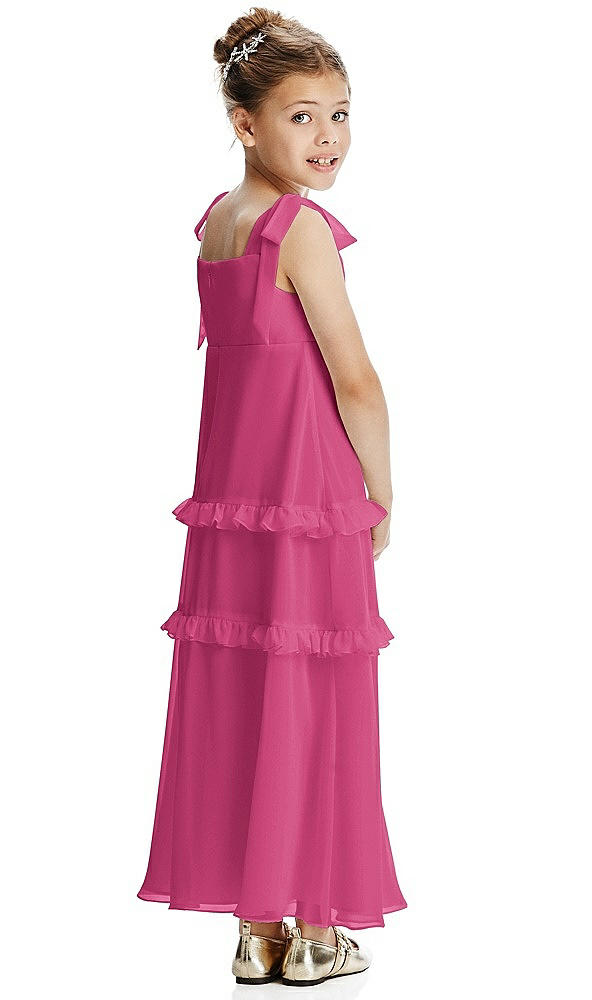 Back View - Tea Rose Flower Girl Dress FL4071