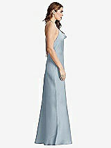 Side View Thumbnail - Mist Cowl-Neck Convertible Maxi Slip Dress - Reese