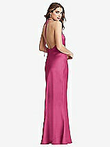 Front View Thumbnail - Tea Rose Cowl-Neck Convertible Maxi Slip Dress - Reese